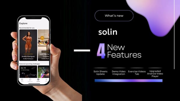 Solin - New Feature Updates